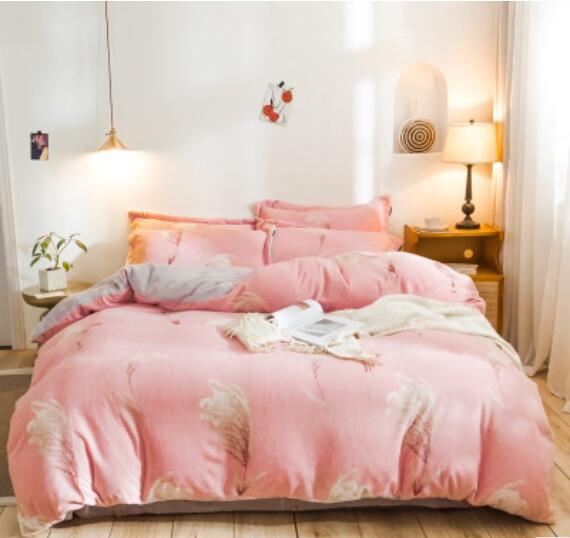 3D Pink 20113 Bed Pillowcases Quilt
