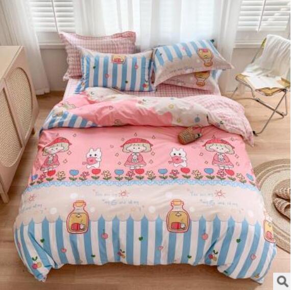 3D Cartoon Girl 40165 Bed Pillowcases Quilt