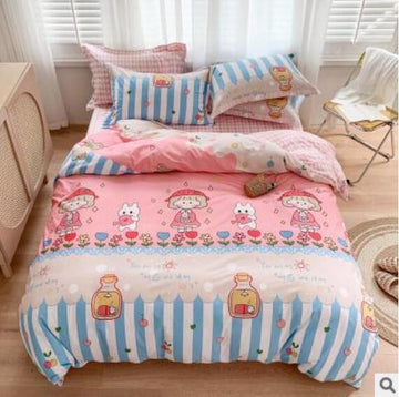3D Cartoon Girl 40165 Bed Pillowcases Quilt