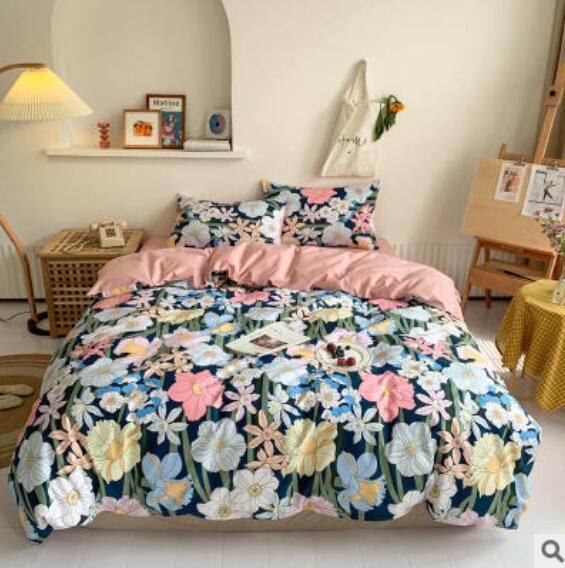3D Colored Flowers 16103 Bed Pillowcases Quilt