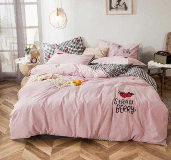 3D Pink 14038 Bed Pillowcases Quilt