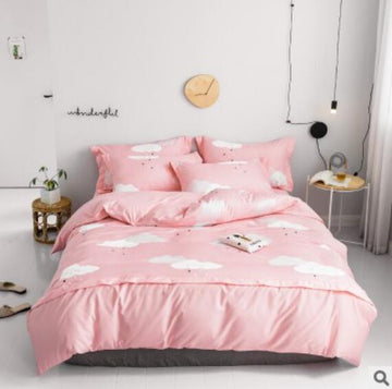 3D Pink Clouds 40145 Bed Pillowcases Quilt