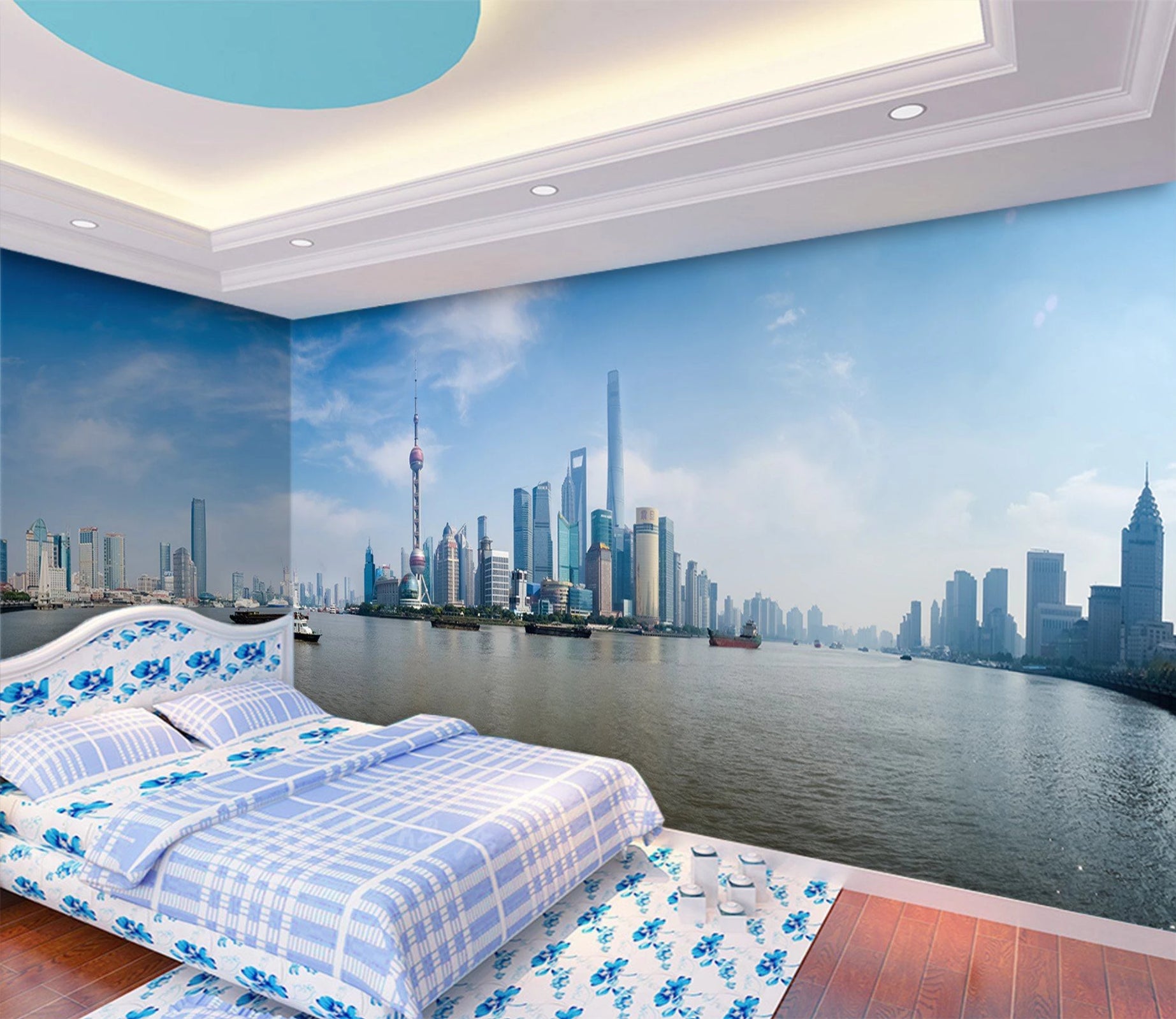 3D Oriental Pearl TV Tower Wallpaper AJ Wallpaper 1 