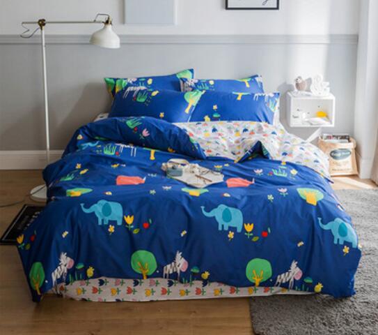 3D Animals Tree 20224 Bed Pillowcases Quilt