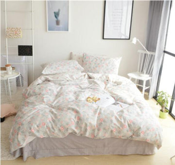3D Light Yellow Pattern 20287 Bed Pillowcases Quilt