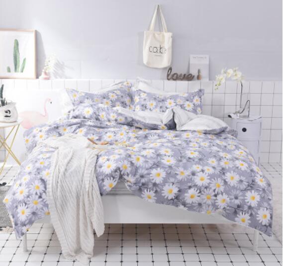 3D Chrysanthemum Pattern 30176 Bed Pillowcases Quilt