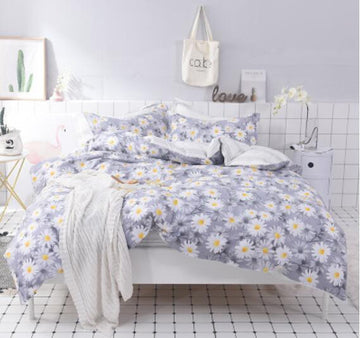 3D Chrysanthemum Pattern 30176 Bed Pillowcases Quilt