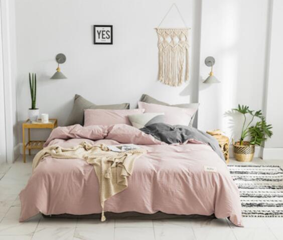 3D Light Pink 15051 Bed Pillowcases Quilt