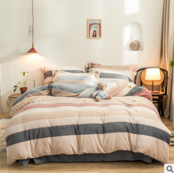 3D Light Brown Bars 20116 Bed Pillowcases Quilt