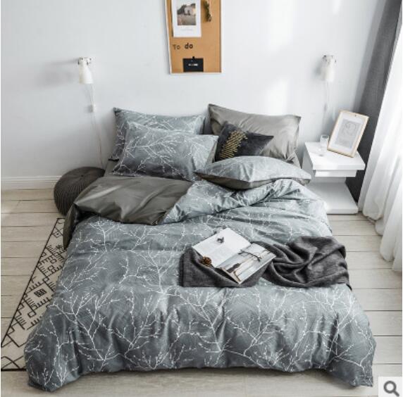 3D Branches Gray 14044 Bed Pillowcases Quilt