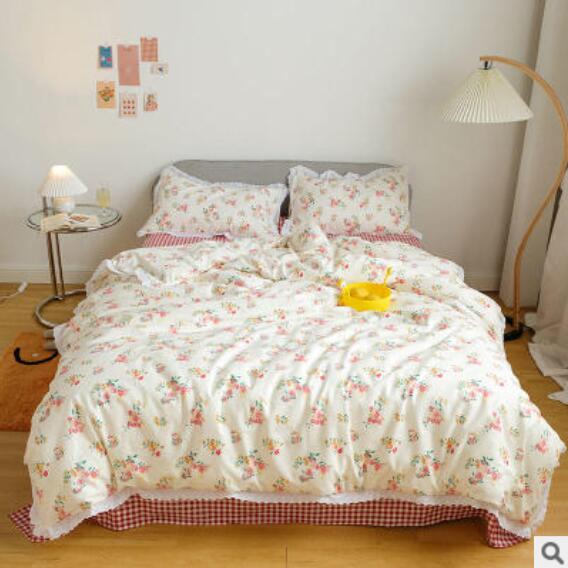 3D Pink Flower 40240 Bed Pillowcases Quilt