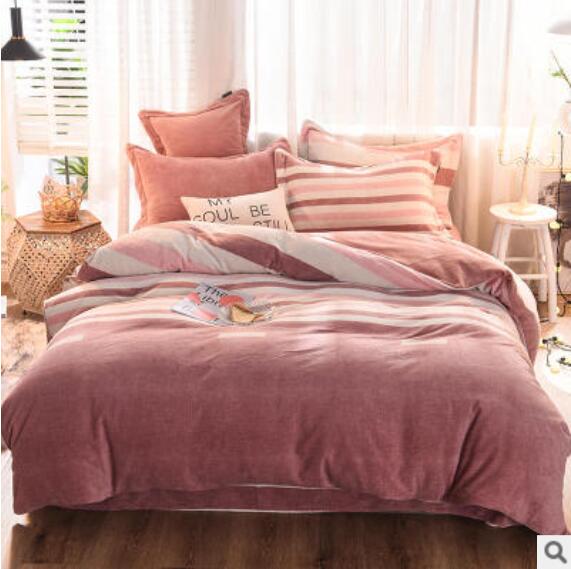 3D Pink 20078 Bed Pillowcases Quilt