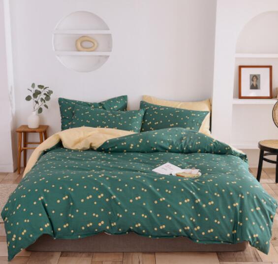 3D Green 17075 Bed Pillowcases Quilt
