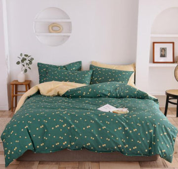 3D Green 17075 Bed Pillowcases Quilt