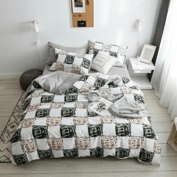 3D Square 14047 Bed Pillowcases Quilt
