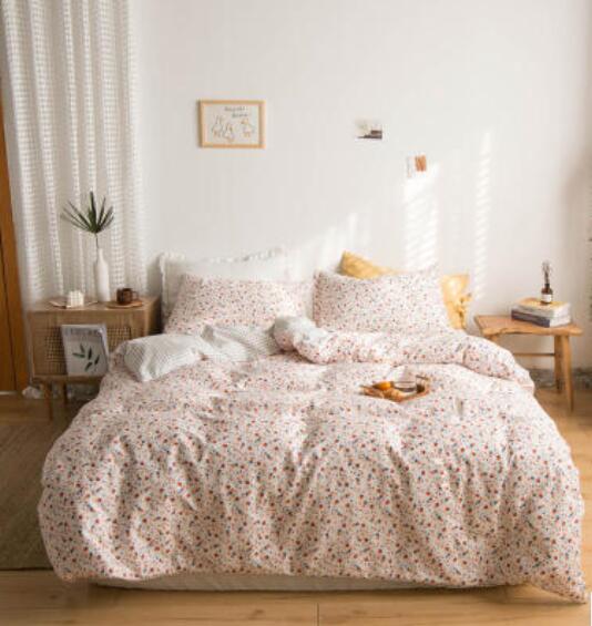 3D Pink Floral 15184 Bed Pillowcases Quilt