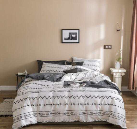 3D Curved Wavy Line 30092 Bed Pillowcases Quilt