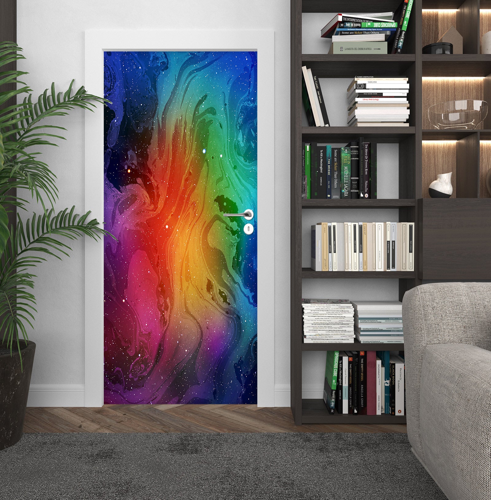 3D Color  24215 Door Mural