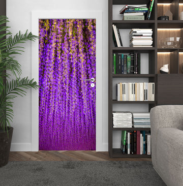 3D Wisteria Flowers 25050 Door Mural