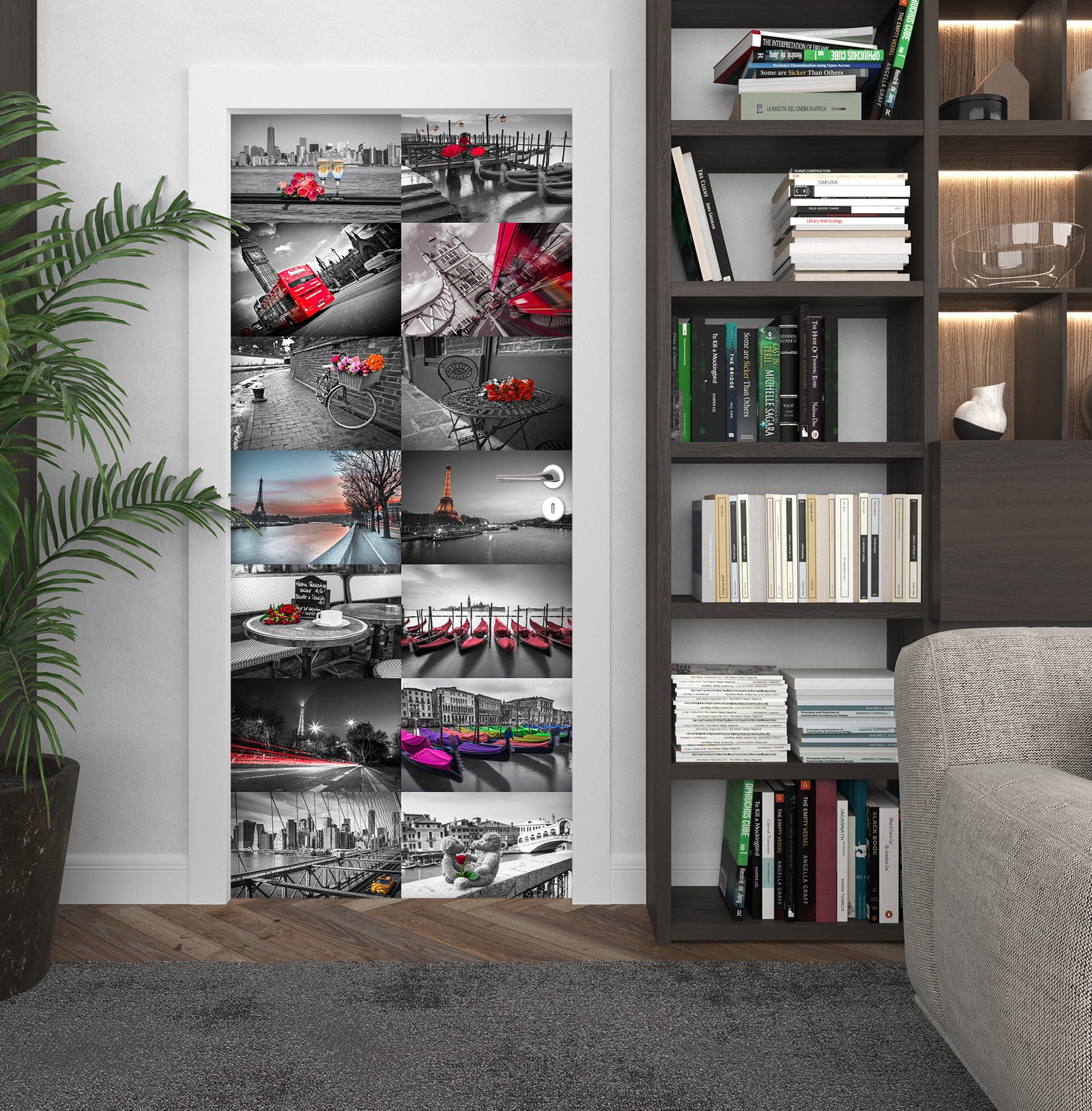 3D Boat Bus Car 106208 Assaf Frank Door Mural