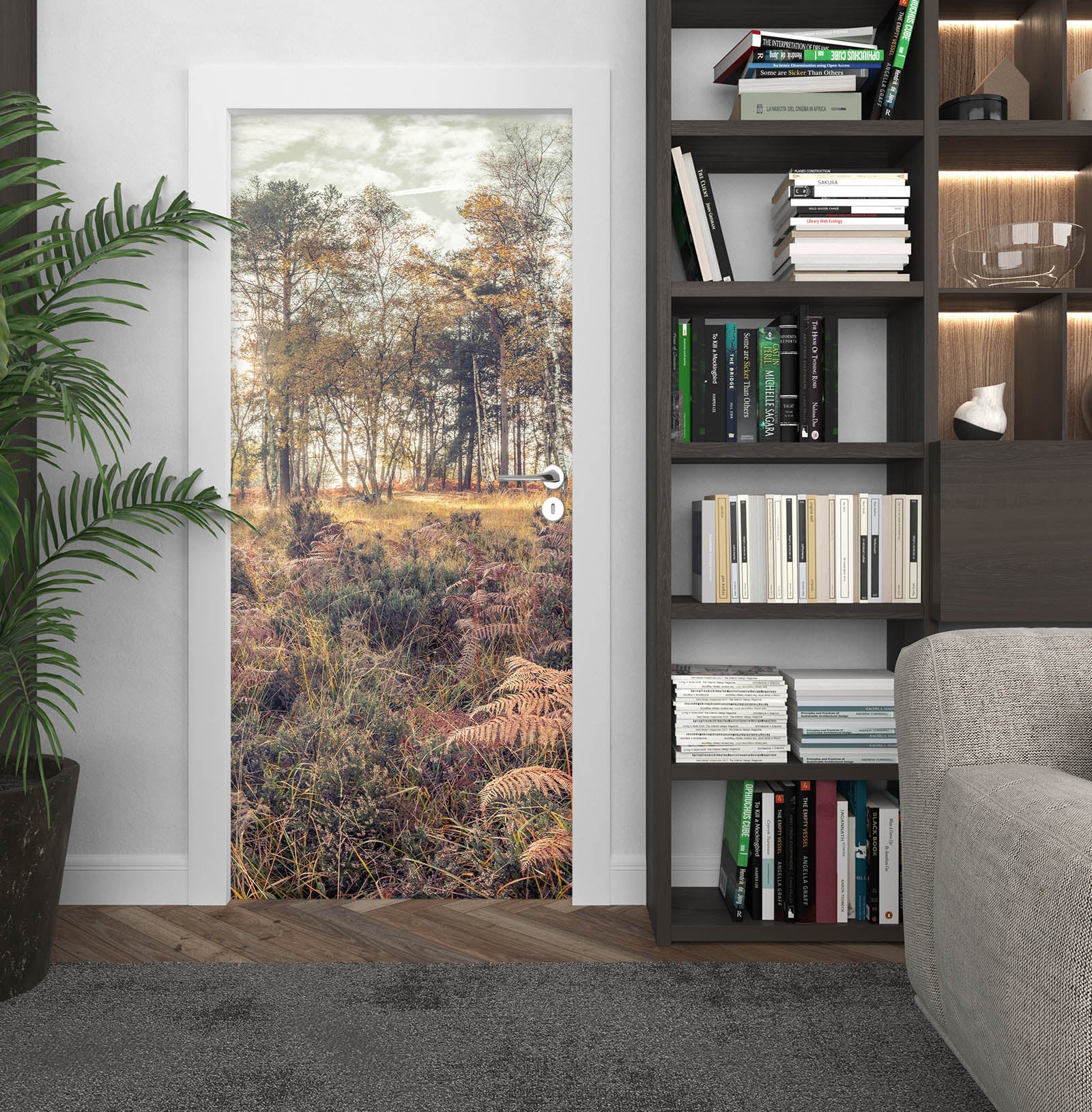 3D Dense Grass 5201 Assaf Frank Door Mural