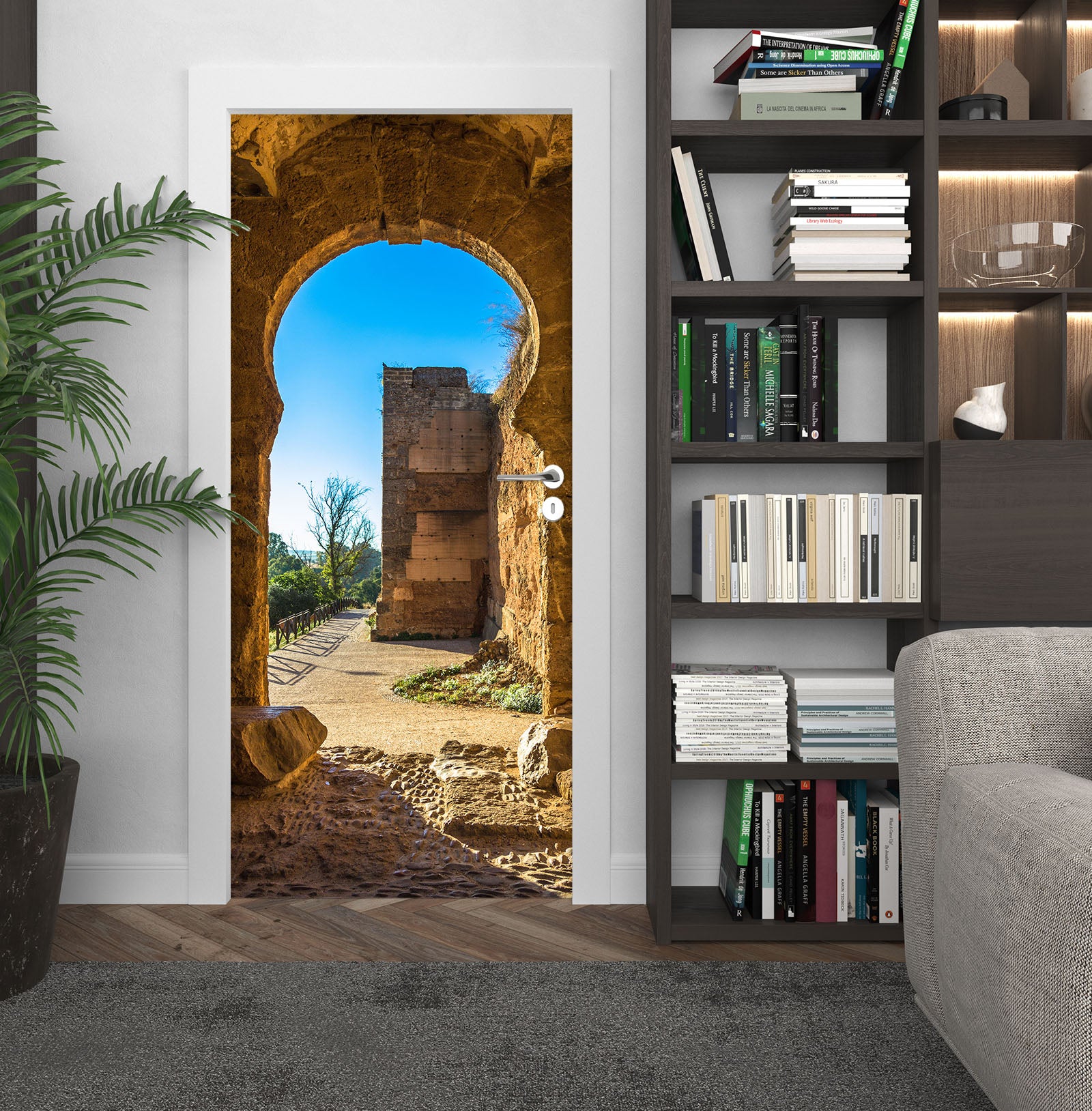 3D Grotto 22116 Door Mural