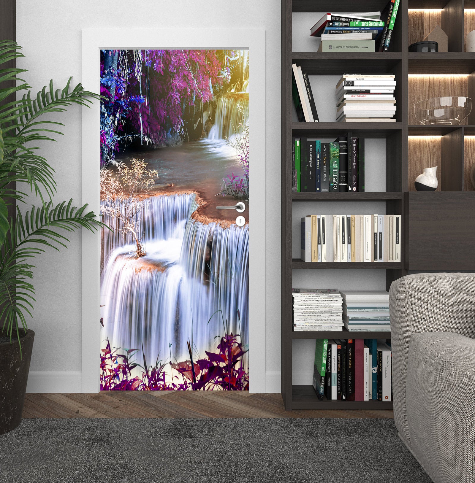 3D Waterfall 24147 Door Mural