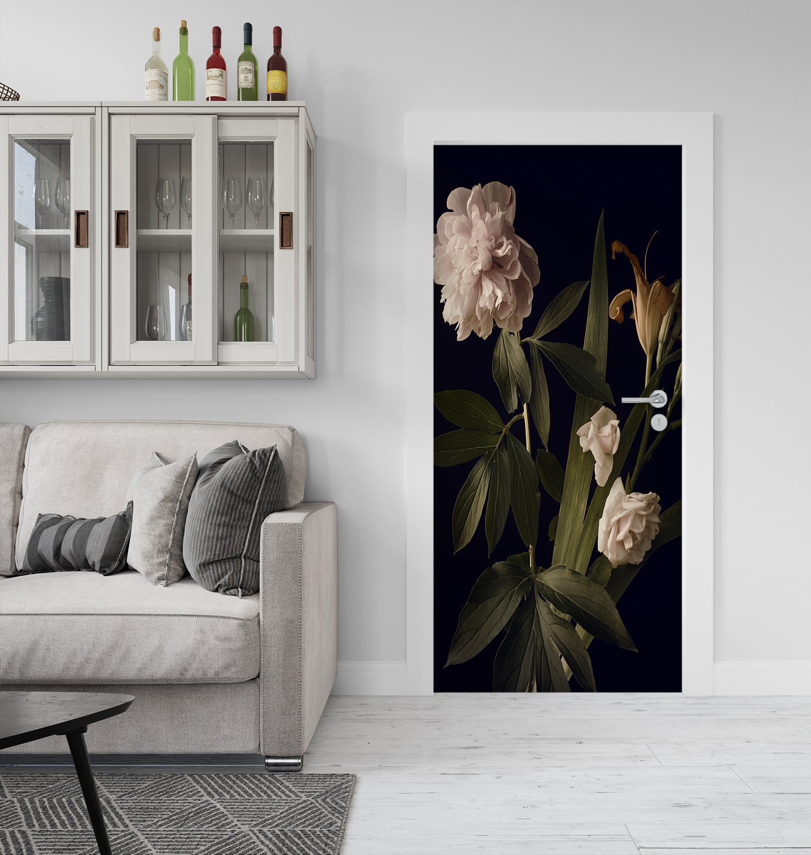 3D Flowers 25183 Door Mural