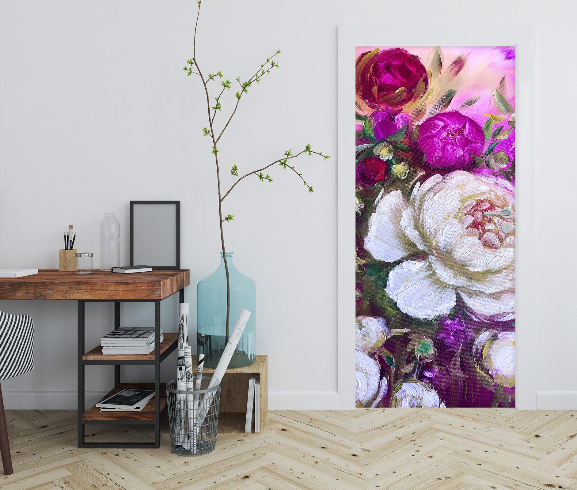 3D Art Flower 3100 Skromova Marina Door Mural