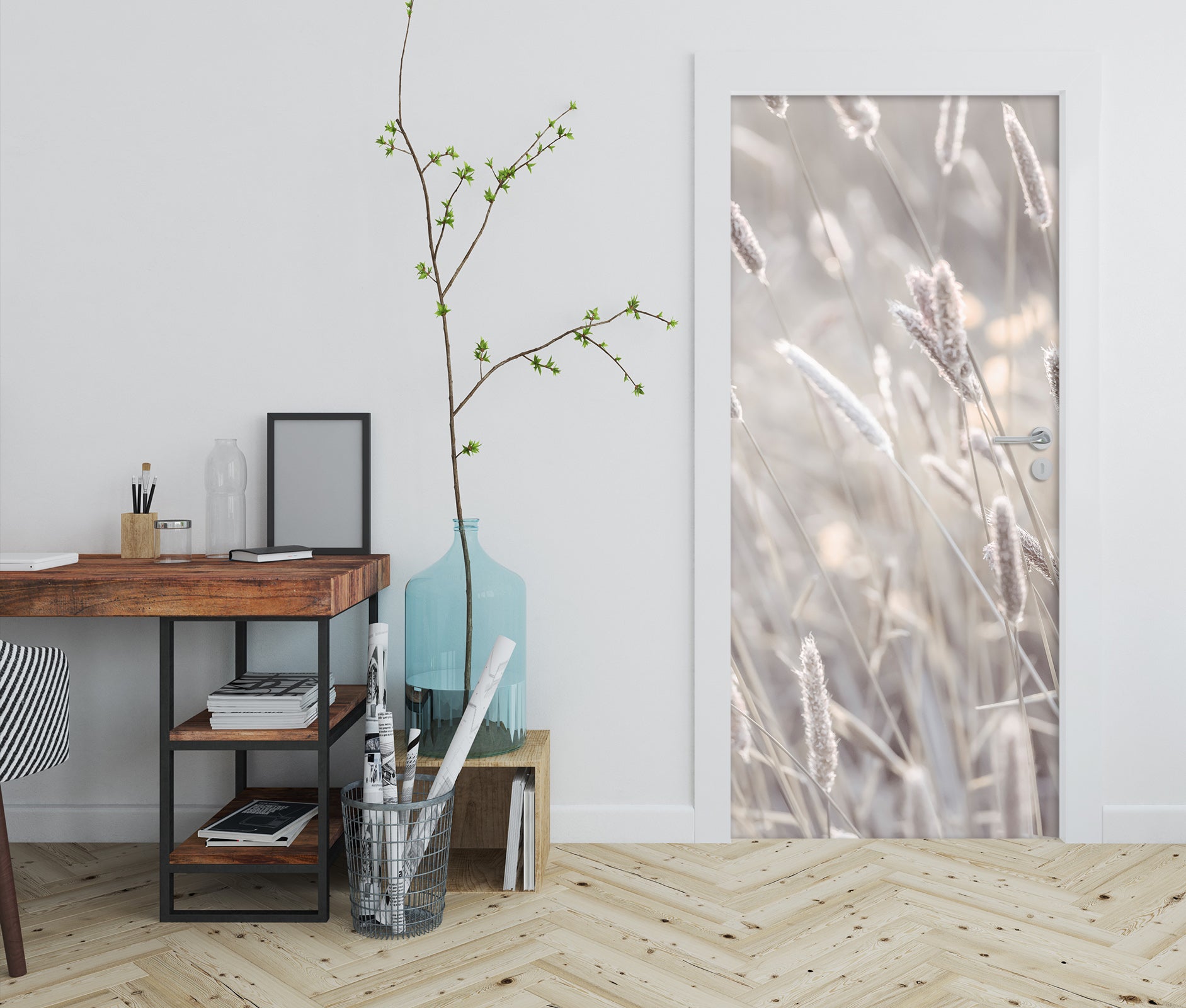 3D Artistic Reed 5067 Assaf Frank Door Mural