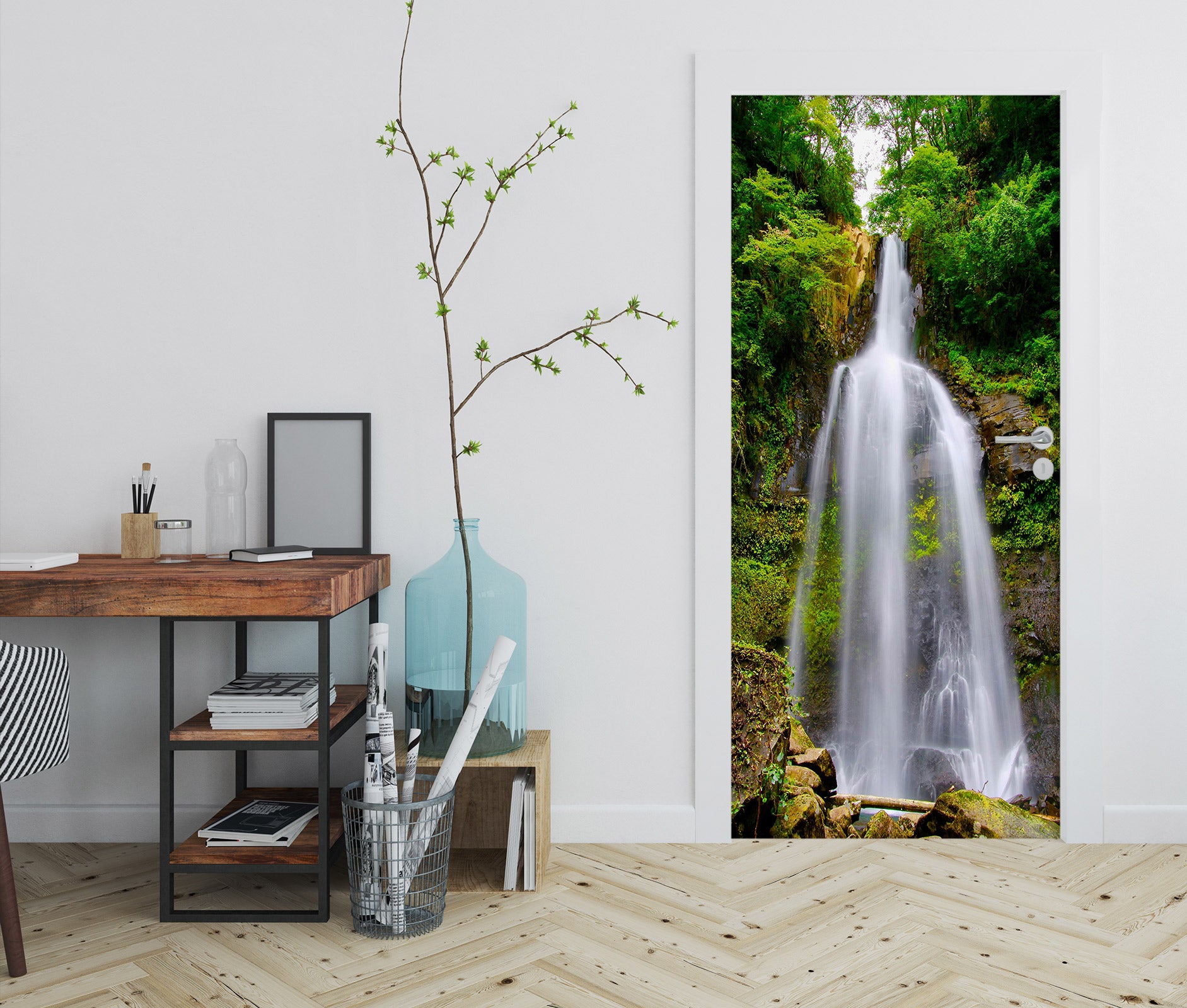 3D Waterfall 24150 Door Mural