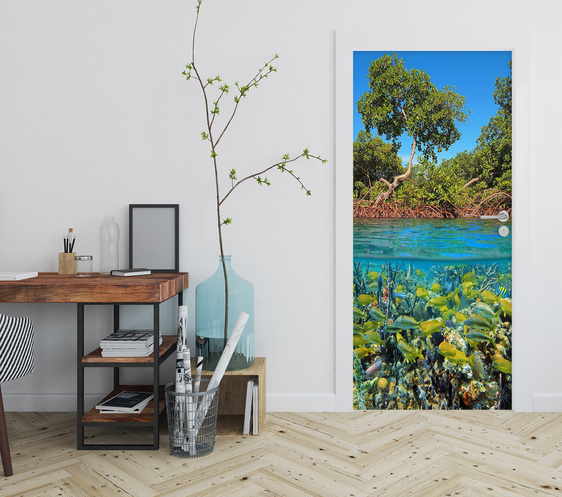 3D Underwater 24135 Door Mural