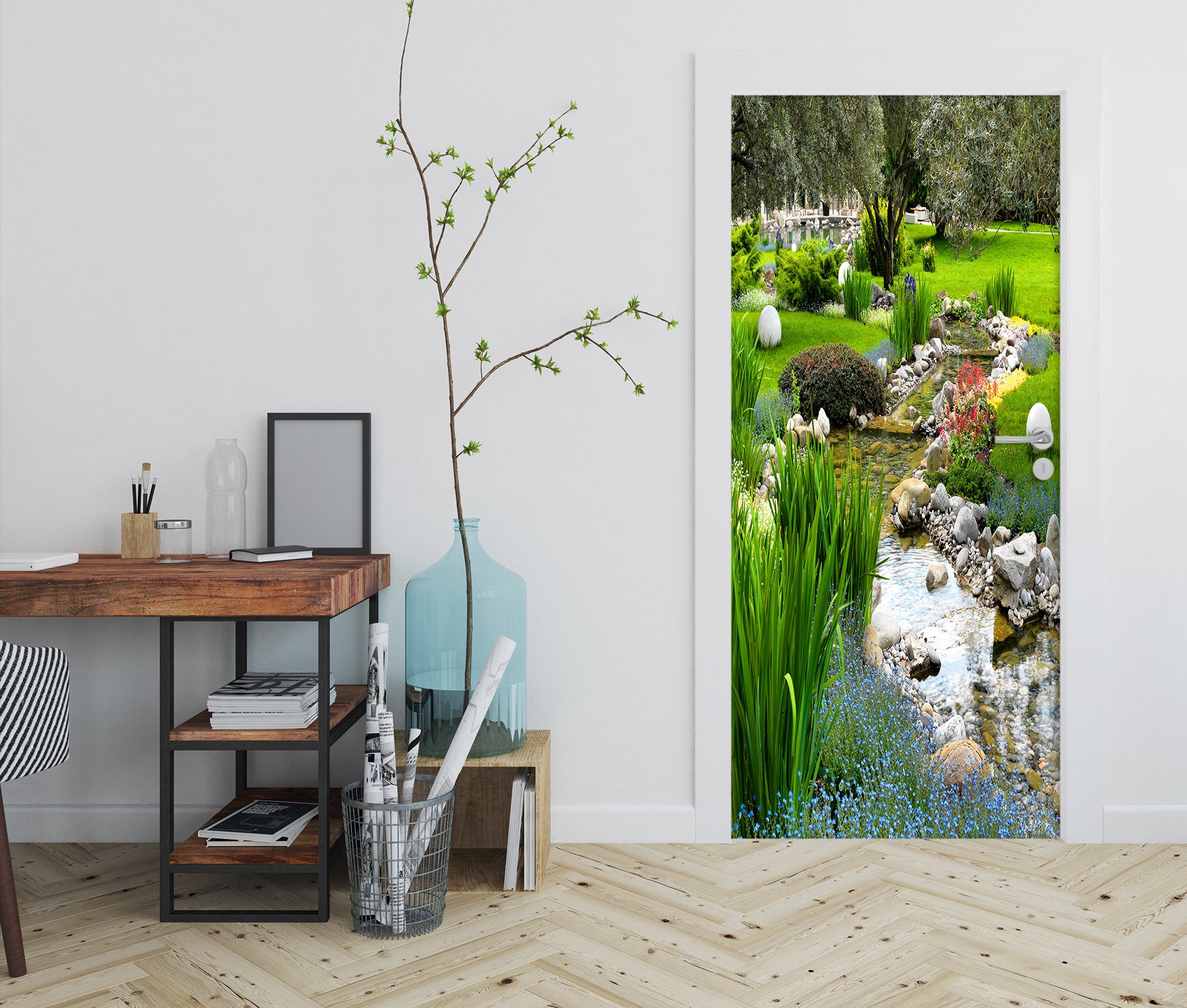 3D Grass 25082 Door Mural