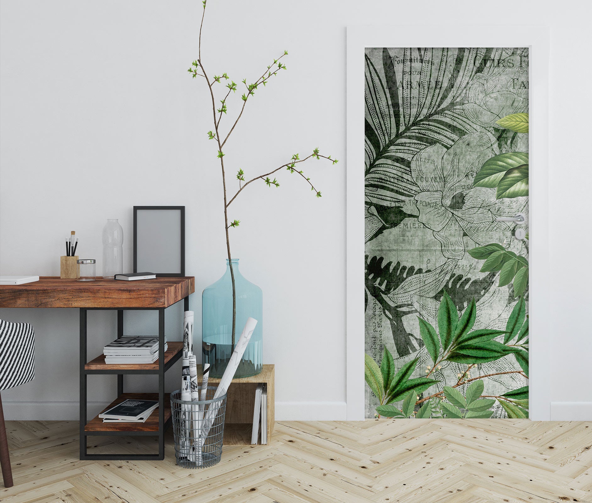 3D Leaf Clump 11922 Andrea Haase Door Mural