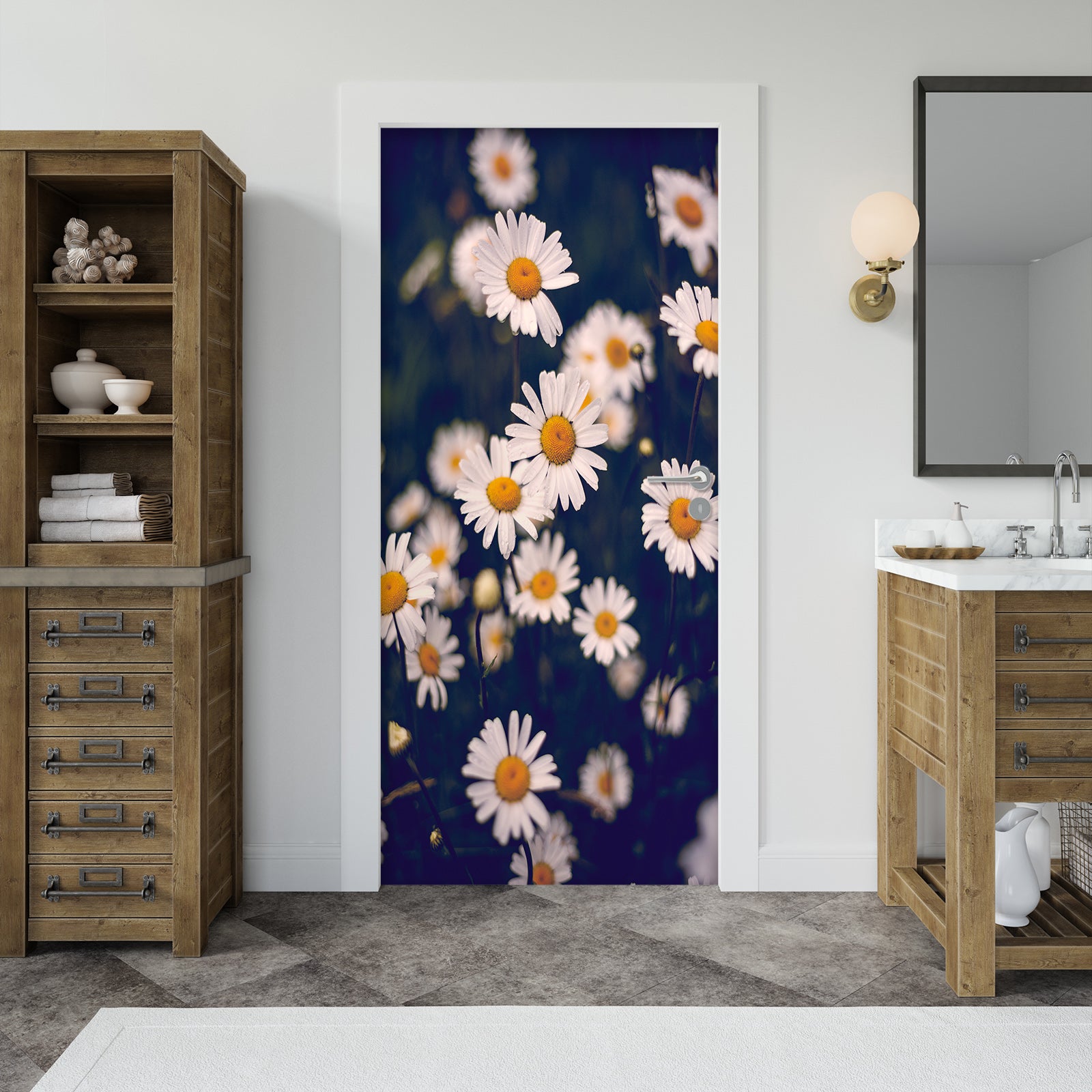 3D Daisy 25199 Door Mural