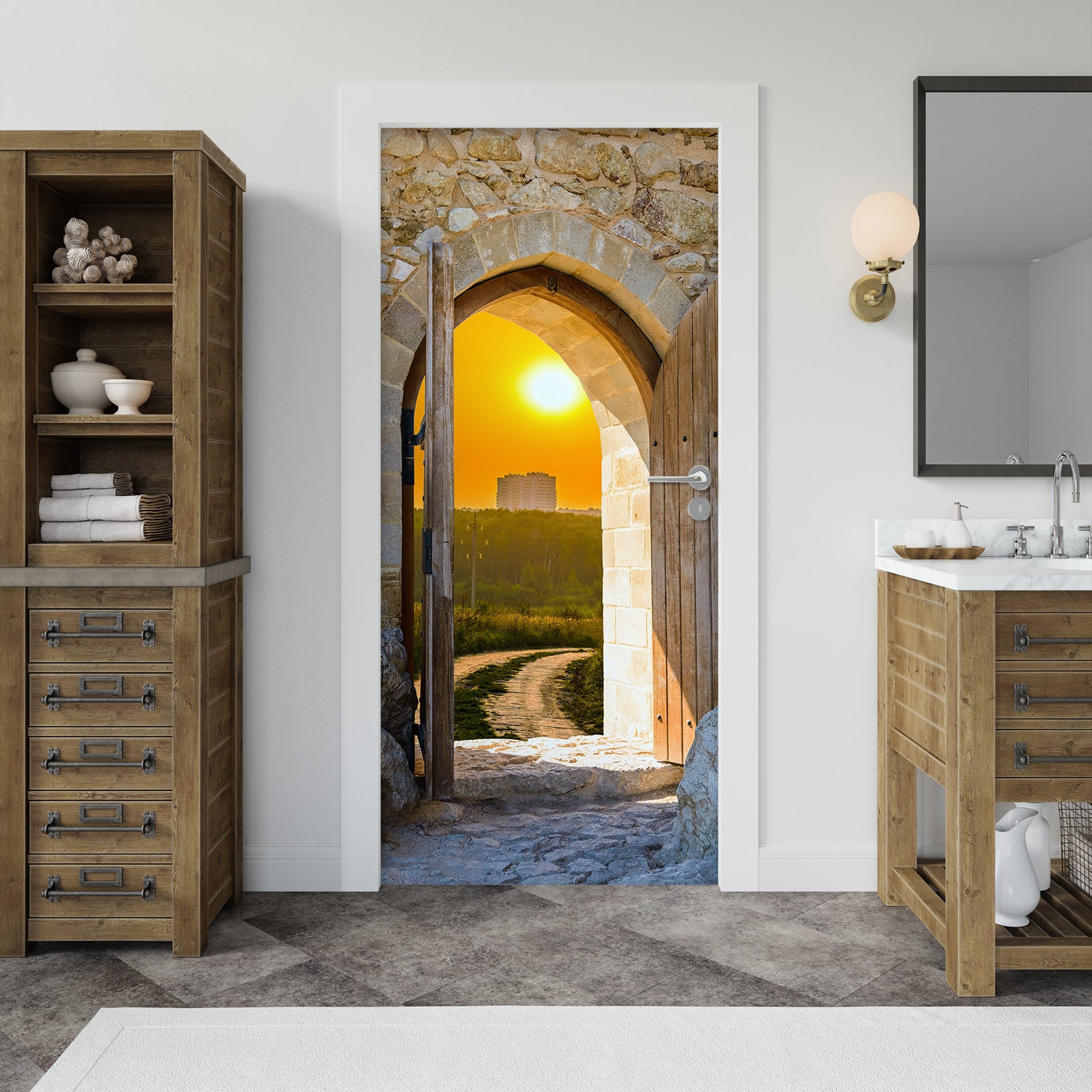 3D Doorway 22054 Door Mural