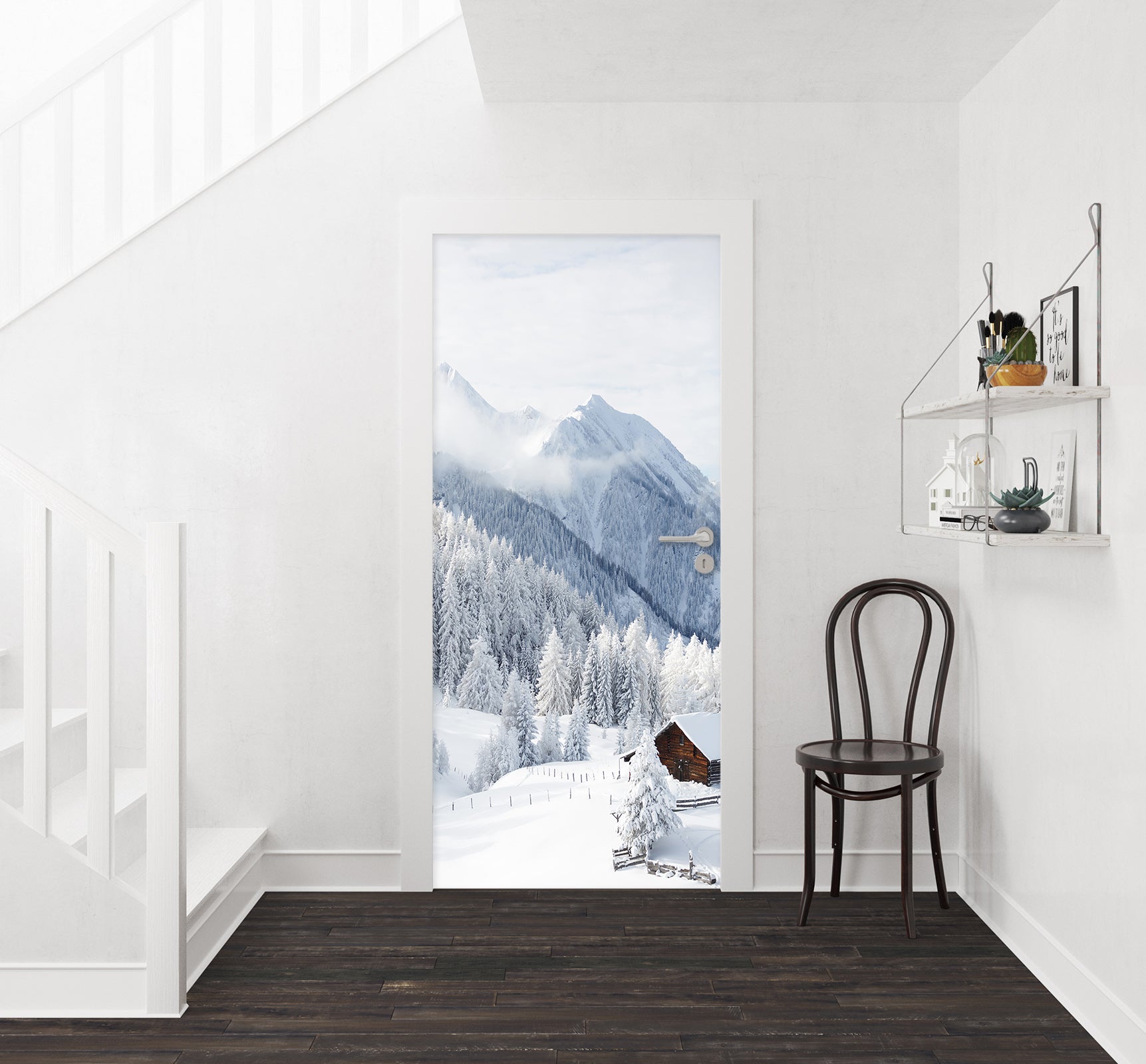 3D Snowfield 25083 Door Mural