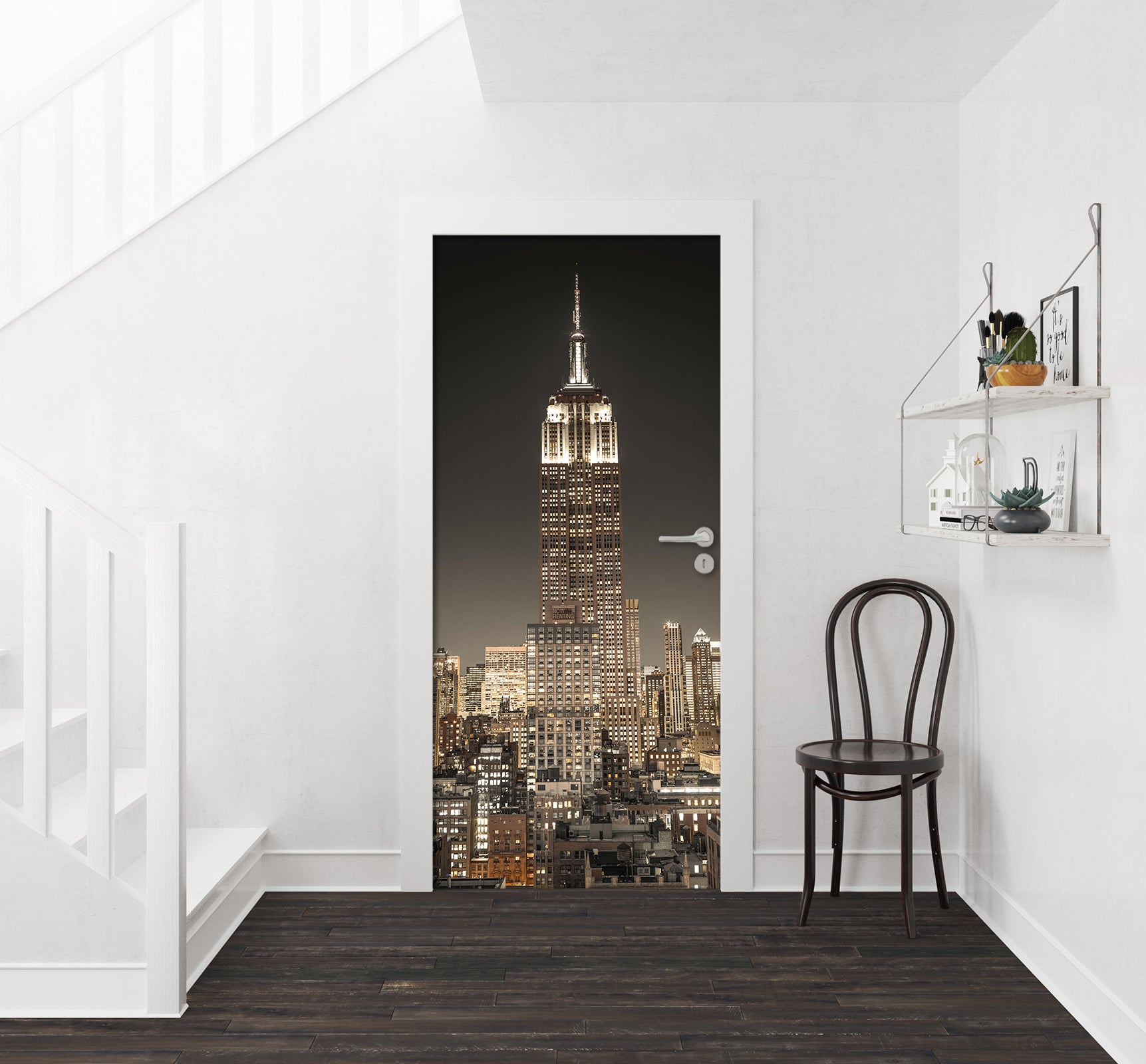 3D High-Rise Building 10709 Assaf Frank Door Mural
