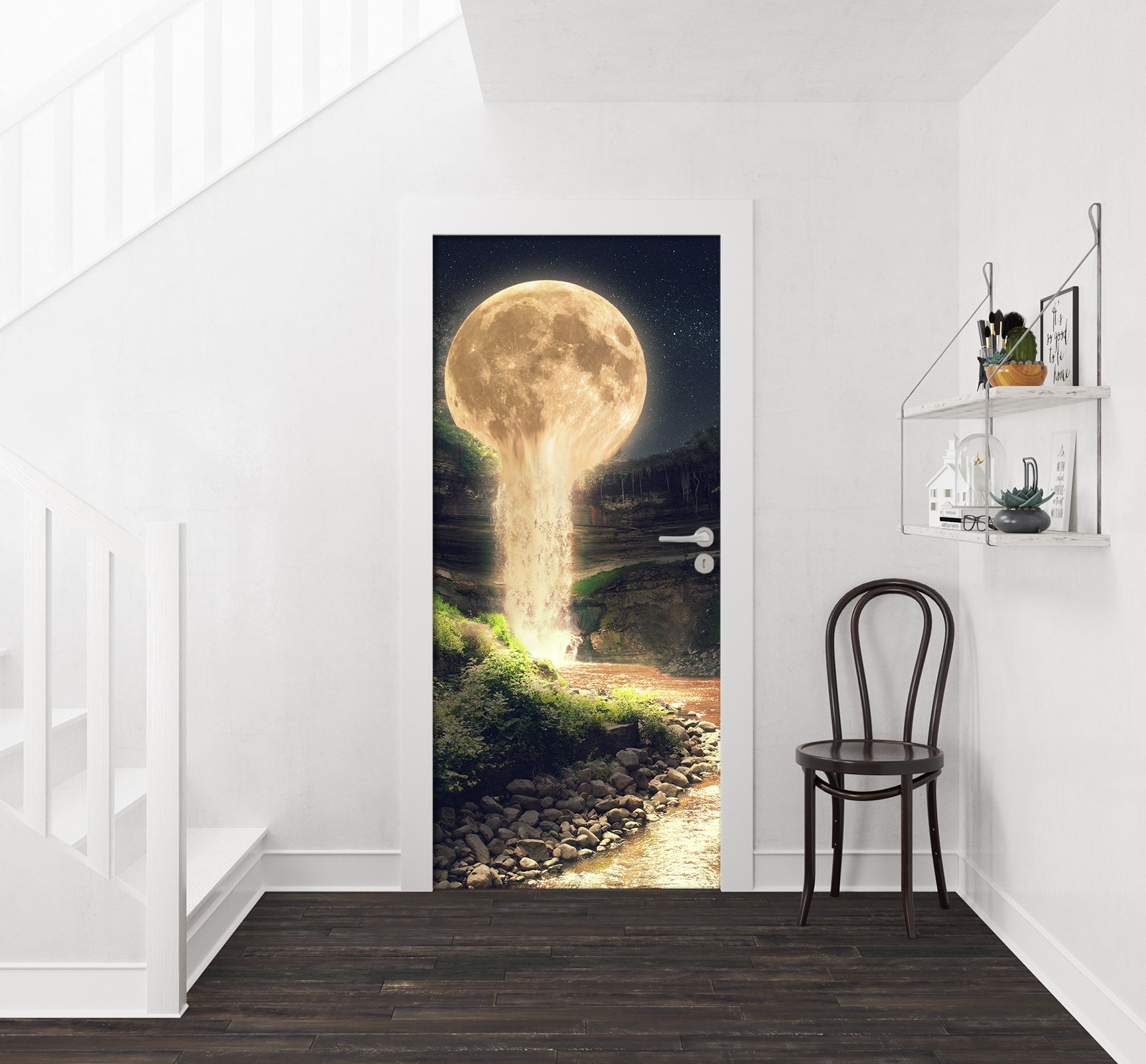 3D Moon 25098 Door Mural