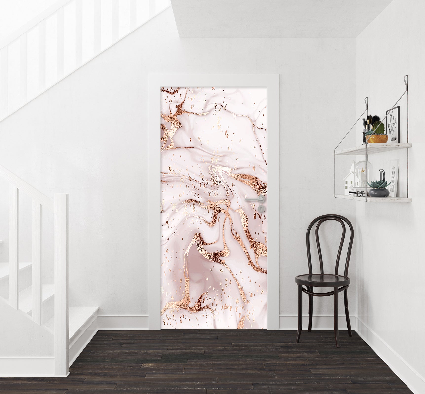 3D Lines 25192 Door Mural