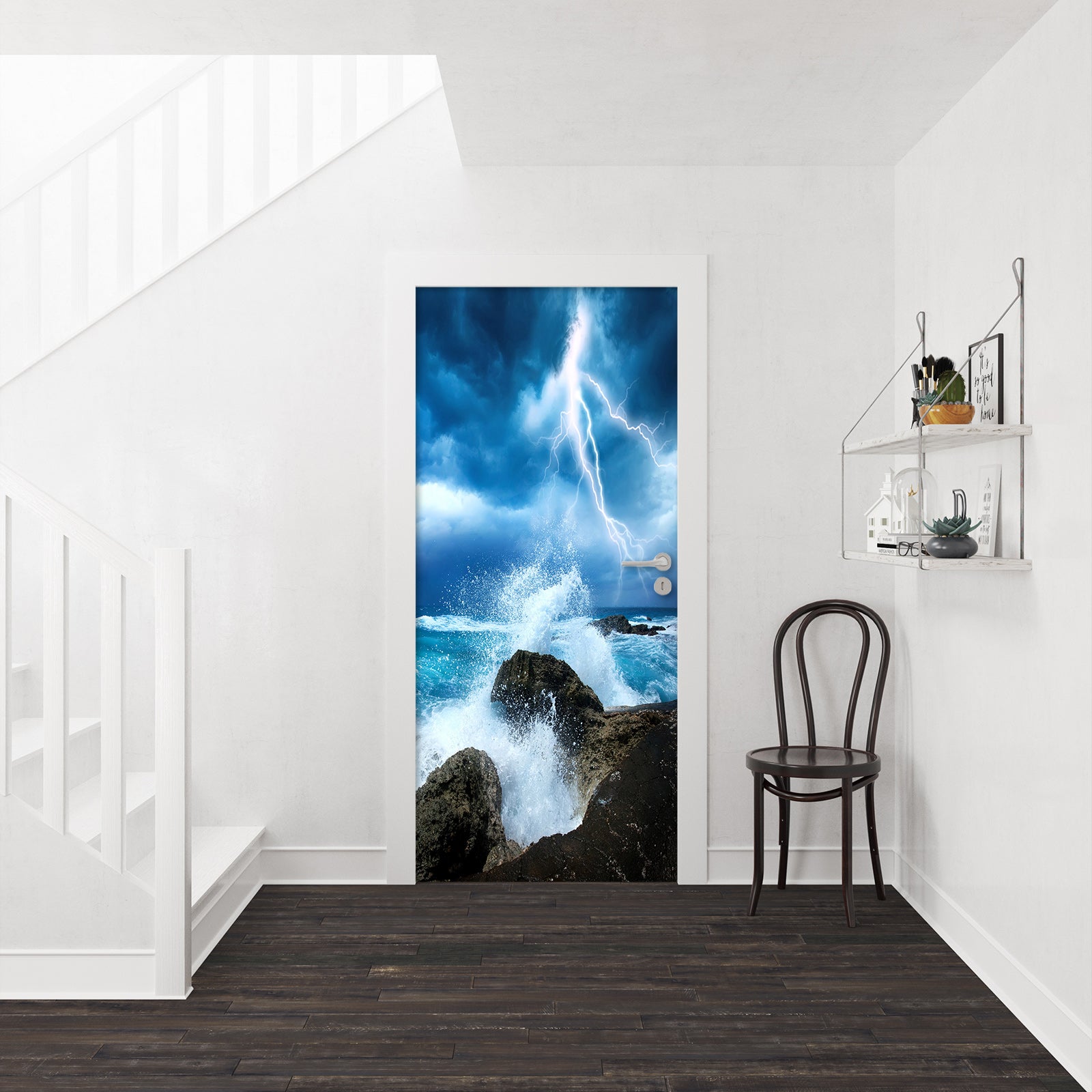 3D Lightning 23173 Door Mural