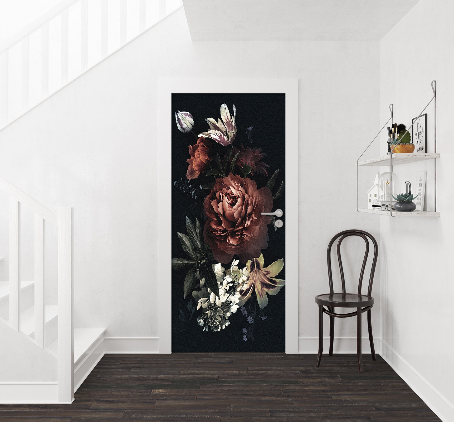 3D Flowers 25166 Door Mural