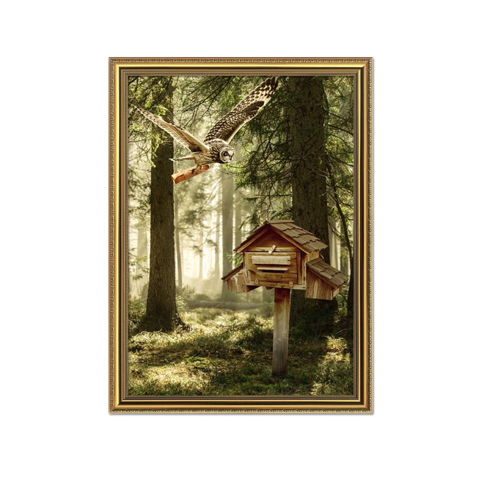 3D Small Mail Box 114 Fake Framed Print Painting Wallpaper AJ Creativity Home 