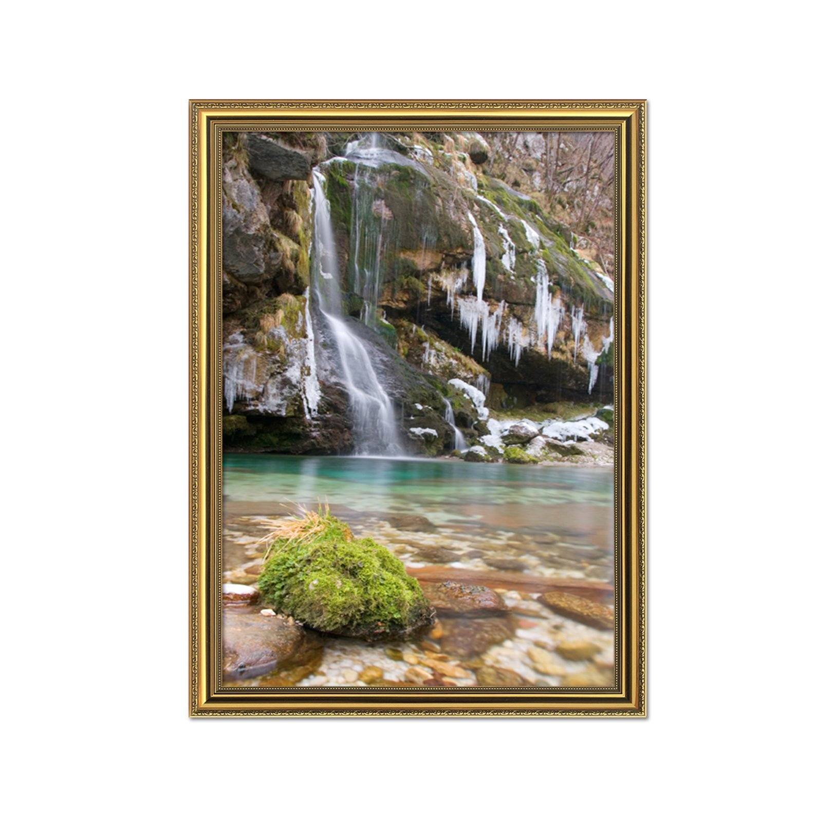 3D Transparent River 131 Fake Framed Print Painting Wallpaper AJ Creativity Home 