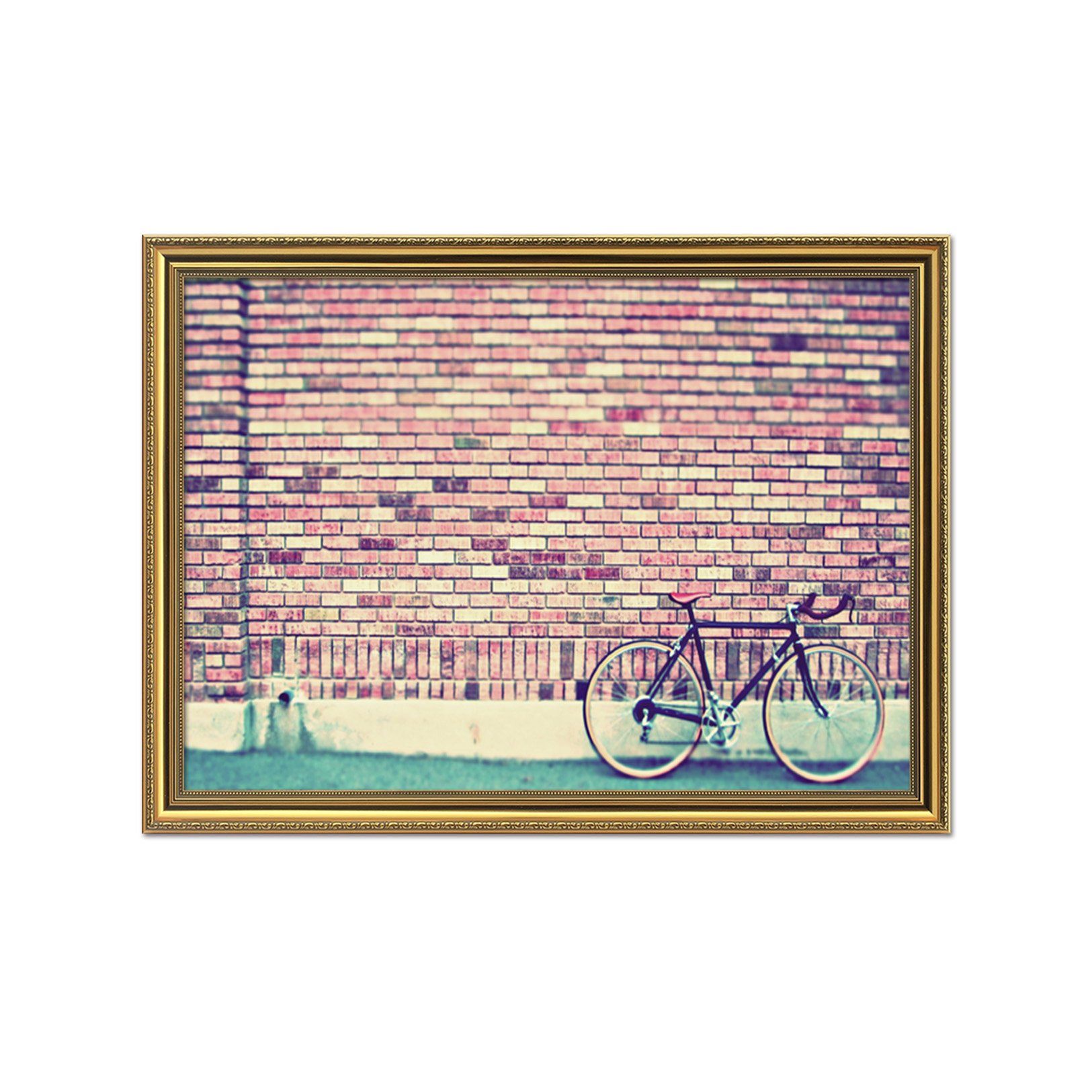 3D Wall Bike 196 Fake Framed Print Painting Wallpaper AJ Creativity Home 