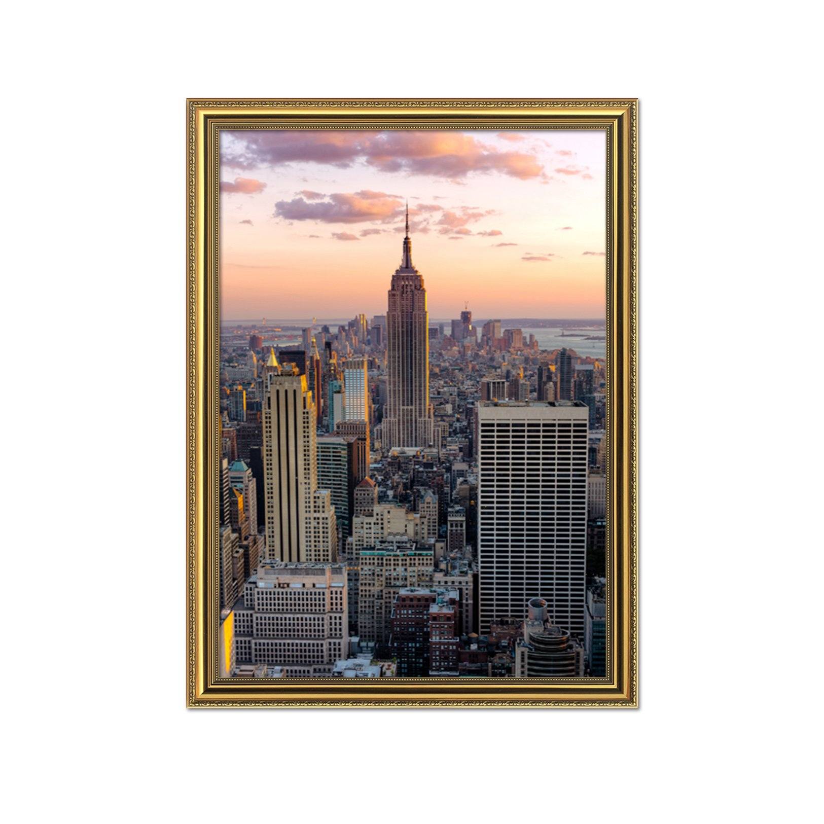 3D Beautiful City 028 Fake Framed Print Painting Wallpaper AJ Creativity Home 