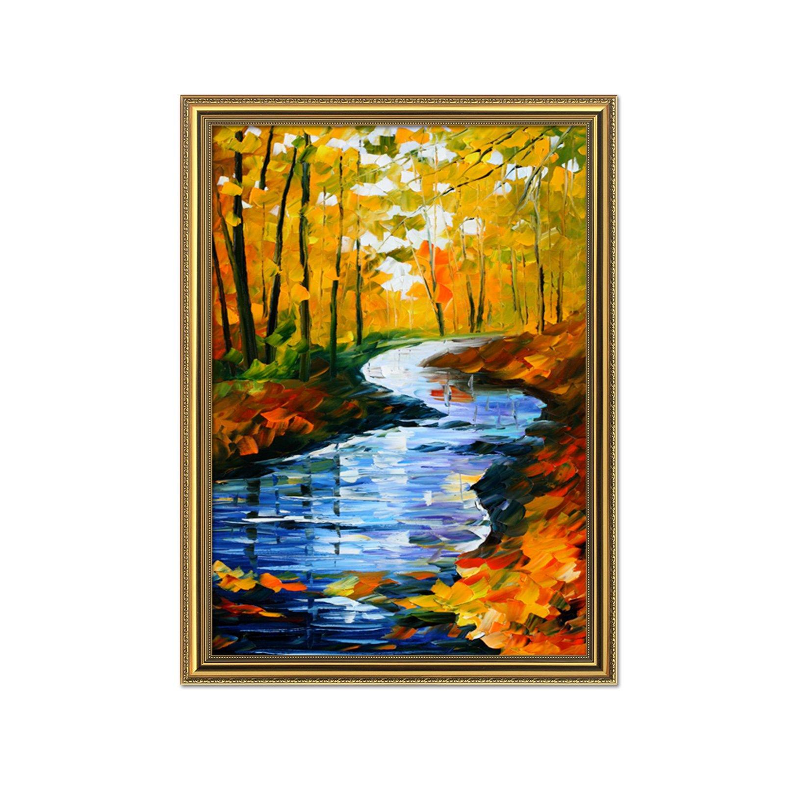 3D Maple Leaf 106 Fake Framed Print Painting Wallpaper AJ Creativity Home 