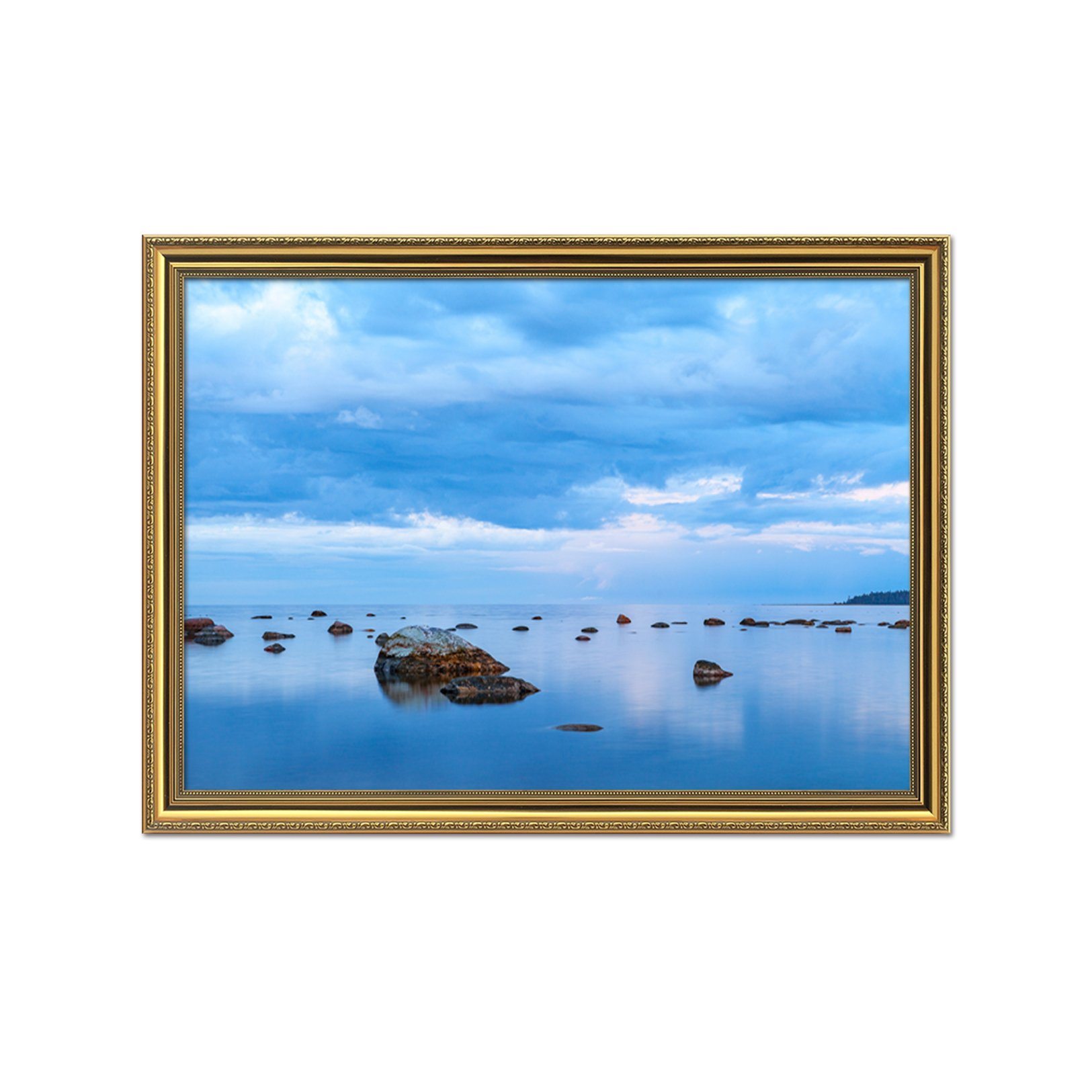 3D Beautiful Sea 159 Fake Framed Print Painting Wallpaper AJ Creativity Home 