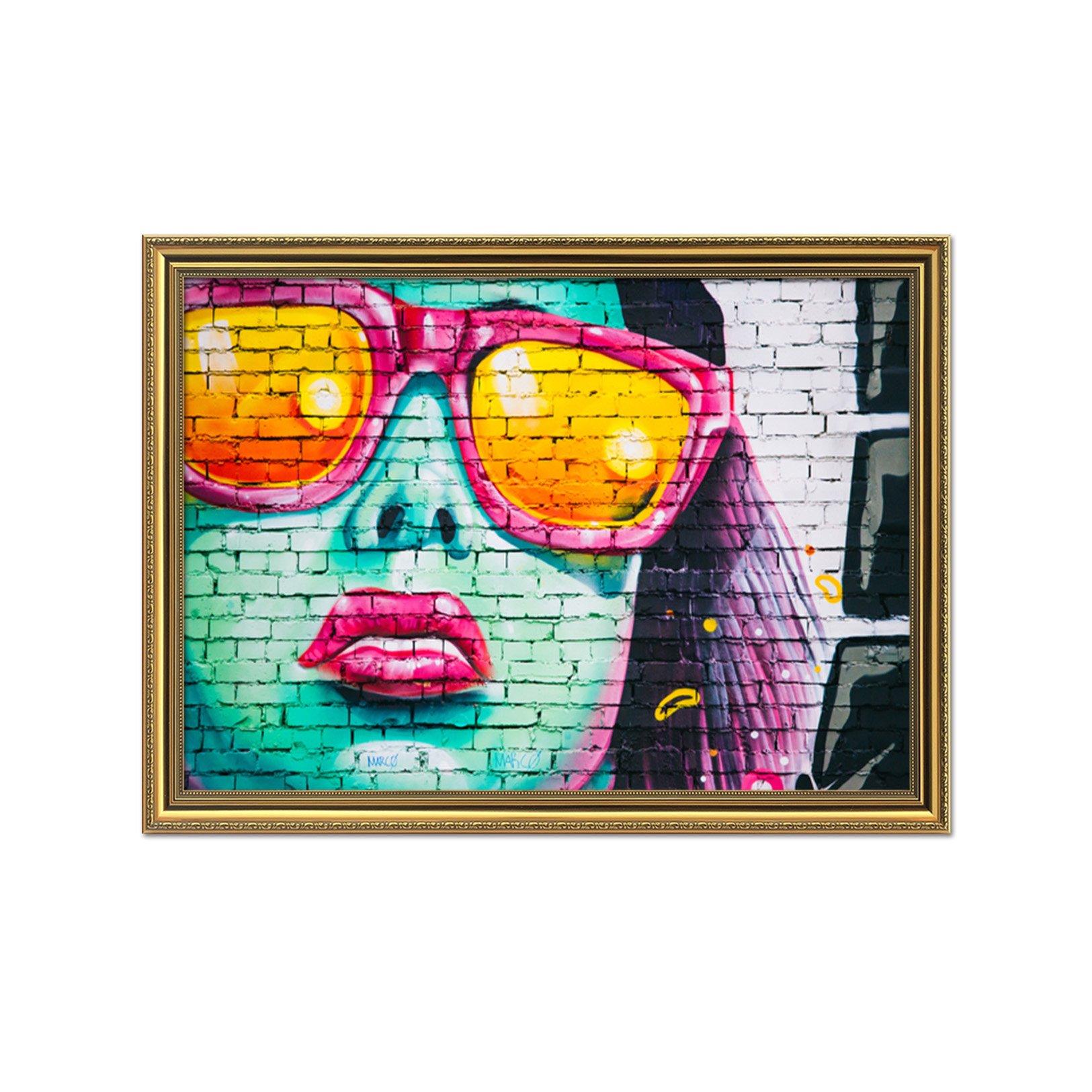 3D Beauty Woman 194 Fake Framed Print Painting Wallpaper AJ Creativity Home 