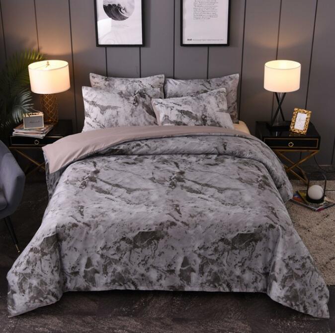 3D Dark Gray Stone Texture 13163 Bed Pillowcases Quilt